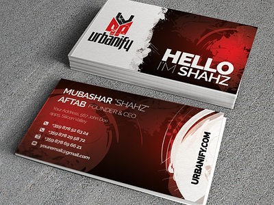 Urbanify Business Card business card grunge