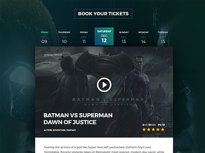 Day 003 - Book your tickets book tickets ui dailyui tickets ui widget