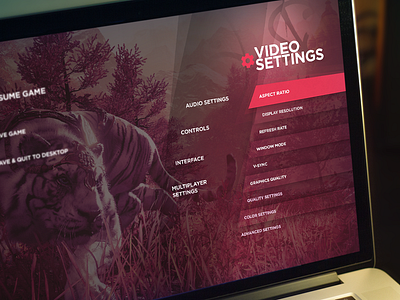 Day 010 - Settings dailyui gaming settings video settings