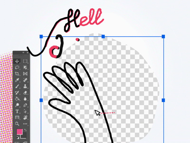 Hello Dribbble animation debut design hello hellodribbble illustration typography vector