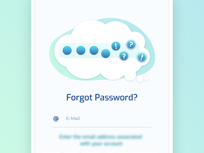 Forgot Password graphic design illustration