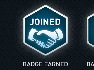 Badges app badge blue join
