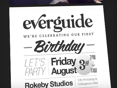 1st Birthday Invite birthday details invite layout type