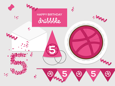 Dribbble is 5!