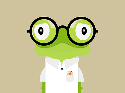 Frog character frog illustration
