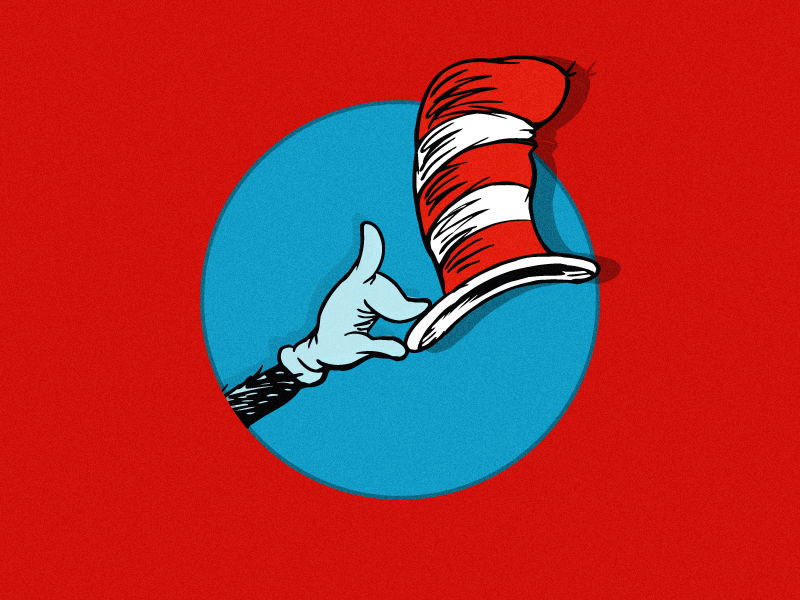 Hats off to Dr. Seuss by Tom Loots on Dribbble