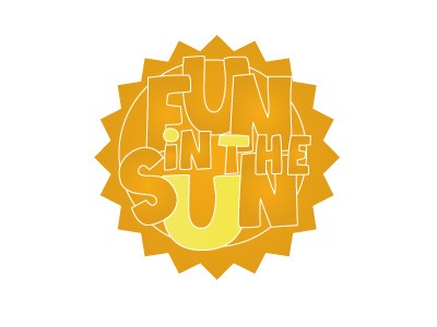 Fun in the Sun Logo design identity logo