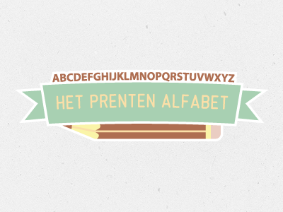 Het prenten alfabet (The illustrated alphabet)