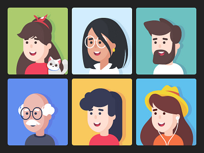 Vector Avatars designs, themes, templates and downloadable graphic elements  on Dribbble