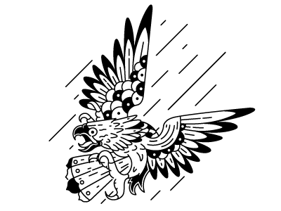 Eagle attacking. black eagle flat line power sky tattoo