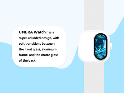 Umbra Watch concept watch device hardware industrial design product design smart watch