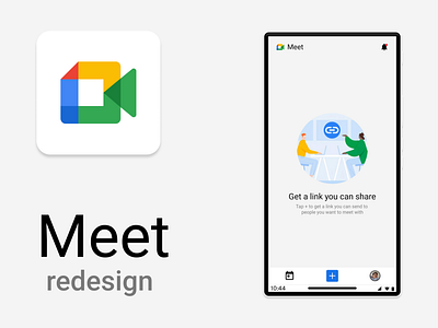 This week: Google Meet redesign mobile phone ui uiux ux