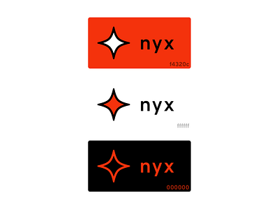 Nyx brand colors branding graphic design