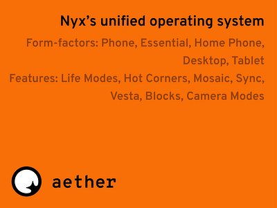 Nyx: Aether