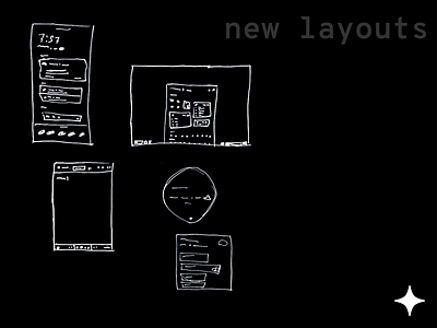 Aether: new layout sketches