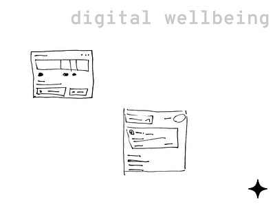 Aether: digital wellbeing sketches
