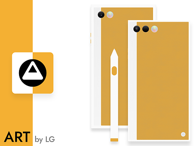 ART by LG design hardware mobile phone product design ui uiux ux