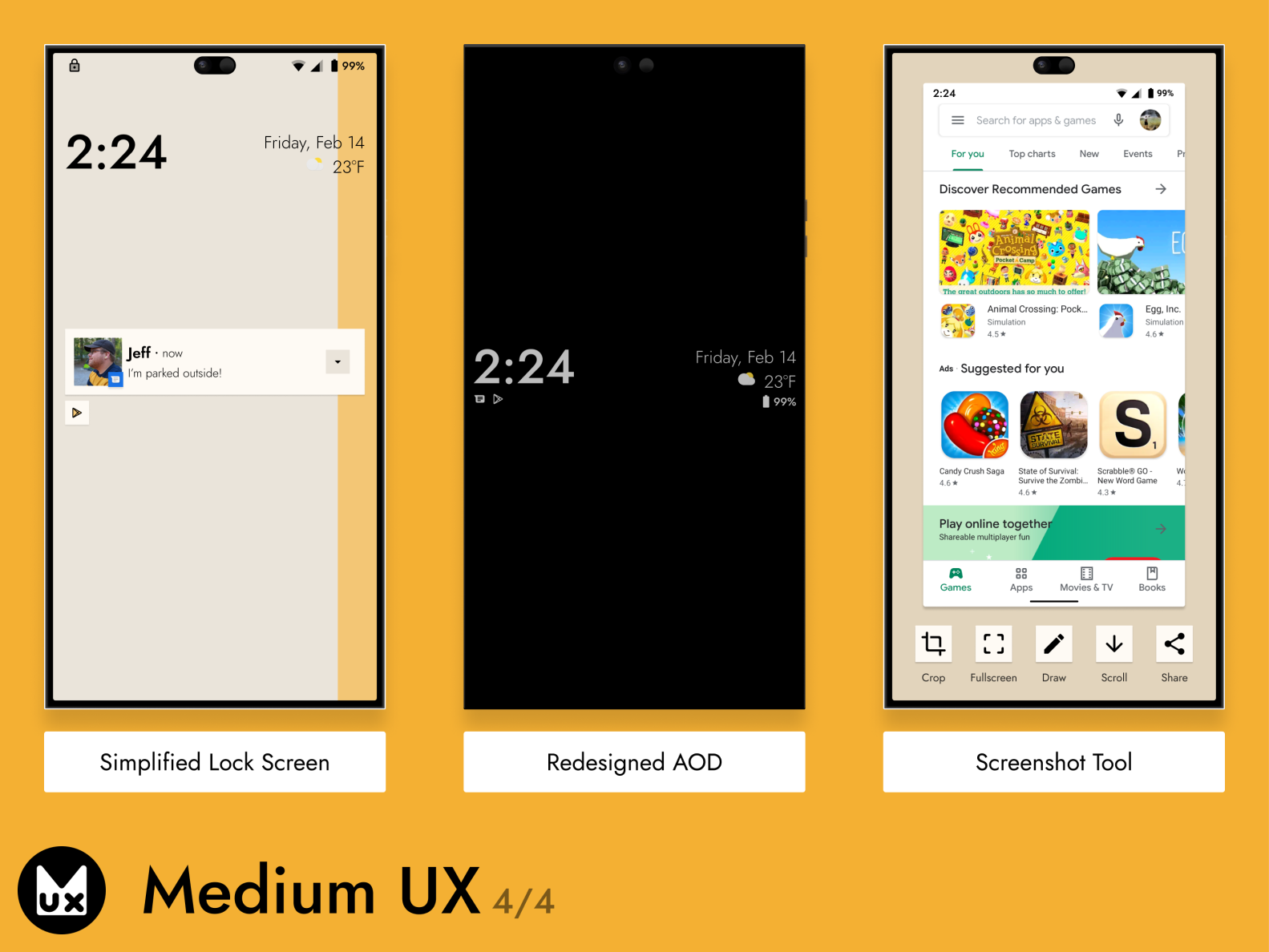 Medium UX pt.4 by Jacob Estep on Dribbble