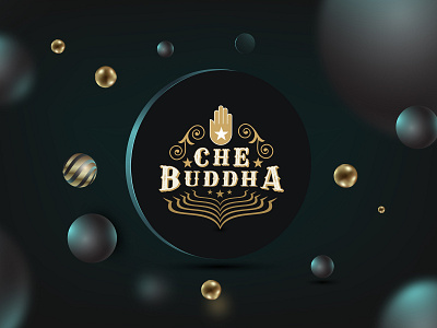 CHEBUDDHA Branding branding buddha che emblem graphic art graphic design icon illustration logo typography