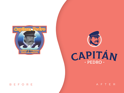 Capitán Pedro brand branding captain captain logo crab logo logo design logotype package design packaging redesign