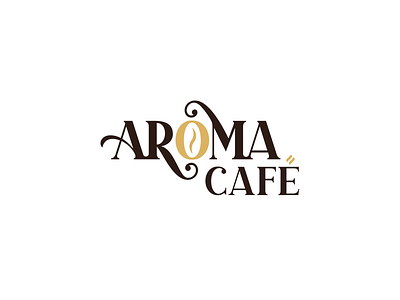 AROMA CAFE brand branding coffe coffee cup coffee logo coffee shop logo logo design logo ideas logoinspiration logotype restaurant restaurant branding