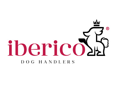 Iberico Dog Handlers branding dog logo spain