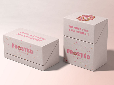 Frosted branding design graphic design illustration logo packaging typography
