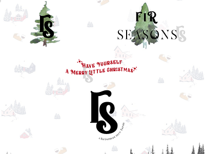 Fir Season (logo suite) branding design graphic design ill illustration logo packaging typography