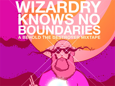 Wizardry Knows No Boundaries colorful illustration space