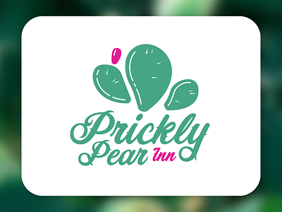 Prickly Pear Inn – Final Logo cactus final green hotel inn logo pink prickly pear