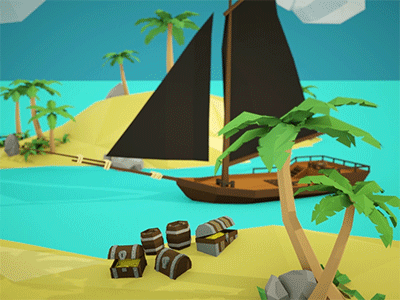 Pirate Ship - 3D Animation