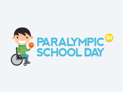 Paralympic School Day II basketball character illustration shading wheelchair work