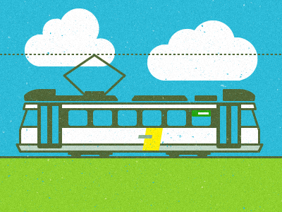 Ghent Tram belgium de lijn gent ghent illustration personal tram