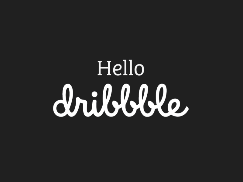 Hello Dribbble! animation city debut digitalpostcard premier vancouver