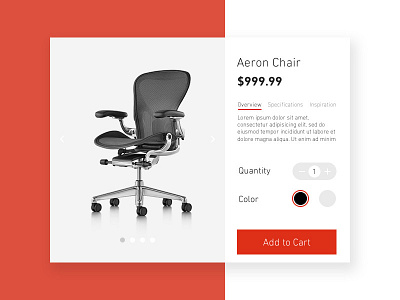 100 Day Challenge Day 2 - Product Page 100dayui day 2 design e commerce product furniture landing page product image shopping user interface