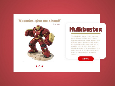 100 Day Challenge Day 27 - Hulkbuster card 27 clean daily daily100 day027 design hulk ironman simple uichallange