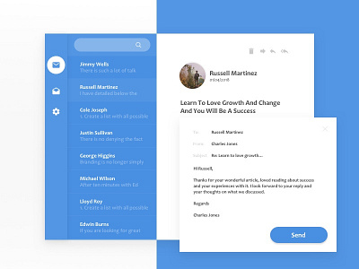 100 Day Challenge Day 39 - Compose Email 39 clean compose daily daily100 day039 design email simple uichallange