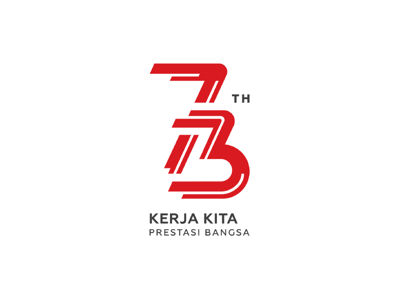 73th Indonesia Independent Day 73th dirgahayu independent day indonesia motion graphic