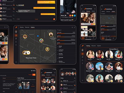 Dating App Design | Web&mobile app