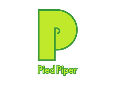 Pied Piper Logo re-imagined futura logo re-design silicon valley typography