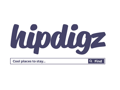 Hipdigz.com Logo logo design sharing economy typography