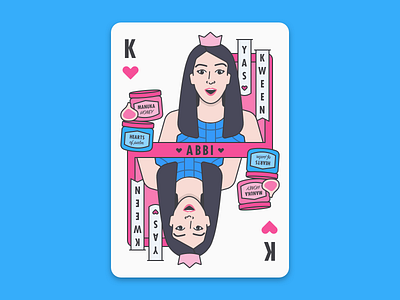 Yas Kween abbi broad city playing card yas kween