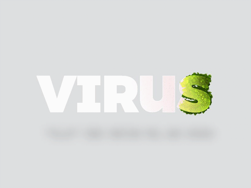 Covid- 19 animation c4d coronavirus maxon motion motion graphics typography virus wichita wichita ks
