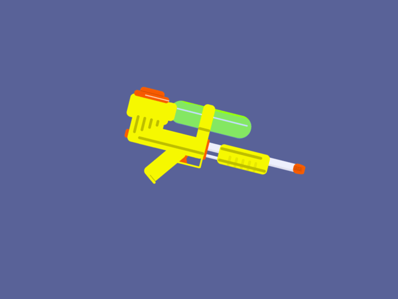 Super soaker after effects fun motion motion graphics shots simple summer super soaker watergun