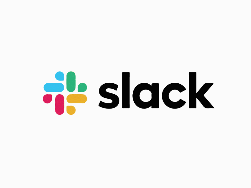 New Slack logo animation app blue branding green logo magenta motion motion graphics new slack ui work flow yellow