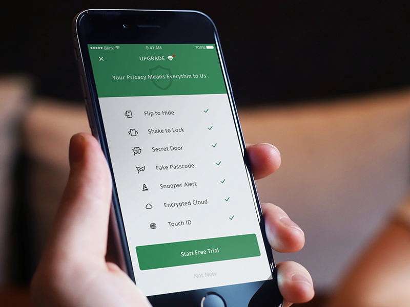 Private Photo Safe by wdart on Dribbble