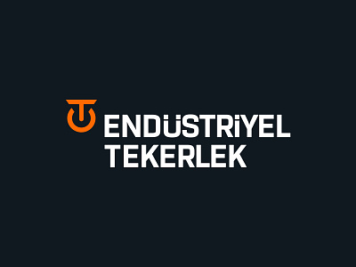 Endüstriyel Tekerlek Logo Design branding design icon logo typography