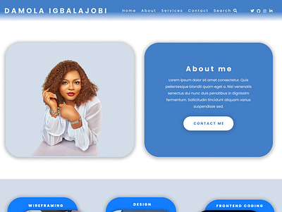 Portfolio profile app branding design graphic design ui ux