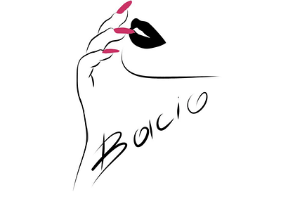 Logo for beauty salon "Bacio" 2d beauty salon design graphic design logo salon simple vector