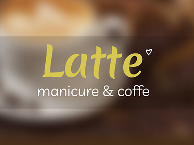 Logo for beauty salon "Latte"